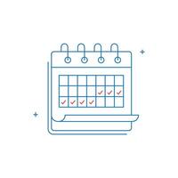Event, Calendar, Date, Schedule Icon Design vector