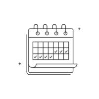 Event, Calendar, Date, Schedule Icon Design vector