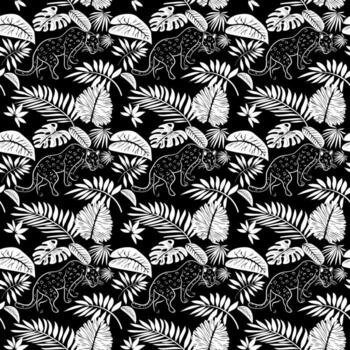 jungle seamless pattern vector