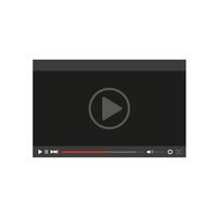 player bar template for design for web site and app. vector