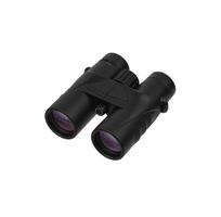 Modern binoculars isolate on white back. Surveillance device. Device for viewing at a distance. photo