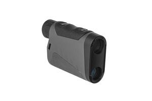Modern electronic optical rangefinder. Portable device for measuring distance. Isolate on a white background. photo