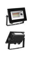 Powerful modern LED lamp with the ability to change the color of light. Isolate on a white back. photo