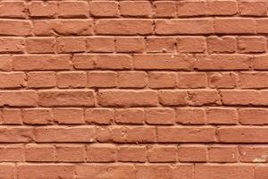 Old red brick wall texture back. red brick wall texture grunge background with vignetted corners, may use to interior design photo