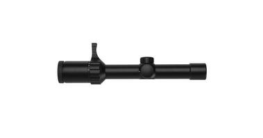 Modern sniper scope. Optical device for aiming and shooting at long distances. Isolate on a white background. photo