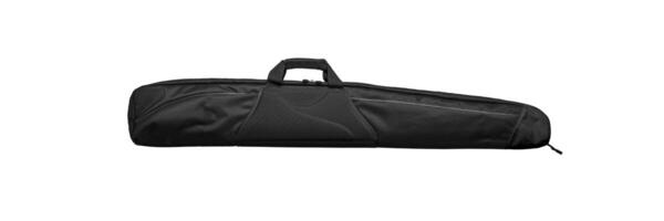 Soft case for guns isolated for white background. Case for transporting and storing weapons. photo