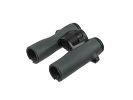 Modern binoculars. An optical instrument for observation at long distances. Isolate on a white back. photo