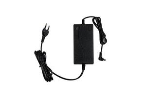 Power supply for various electronics. A device for converting AC 220 volts to DC. Isolate on a white back photo