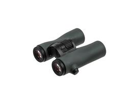 Modern binoculars. An optical instrument for observation at long distances. Isolate on a white back. photo