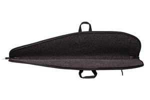 Black soft case for guns isolated for white photo