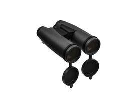Modern binoculars isolate on white back. Surveillance device. Device for viewing at a distance. photo