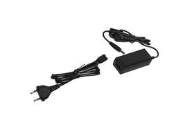 Power supply for various electronics. A device for converting AC 220 volts to DC. Isolate on a white back photo