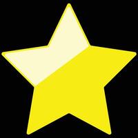 A golden star, golden star with spark, yellow star, twinkle star, gold and yellow and black colors, suitable for background and icon and sign and logo design, good for web design and social media vector