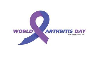 World Arthritis day. background, banner, card, poster, template. illustration. vector