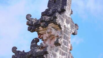 Close-up of Intricate Ancient Stone Structure video