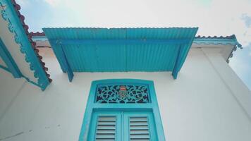 Turquoise Traditional Architecture with Decorative Window video