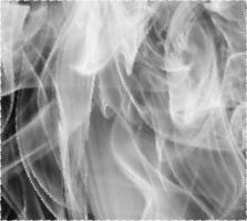 Abstract White Smoke Texture Moves on Black Background Plume of Smoke Wave Design Wallpaper. Design Element. Abstract Texture photo