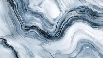 Light blue, gray and white flat marble pattern, smooth marble wallpaper. photo