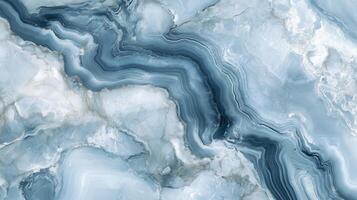Light blue, gray and white flat marble pattern, smooth marble wallpaper. photo