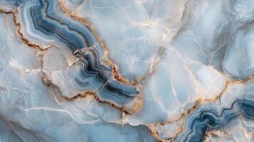 Light blue, gray and white flat marble pattern, smooth marble wallpaper. photo