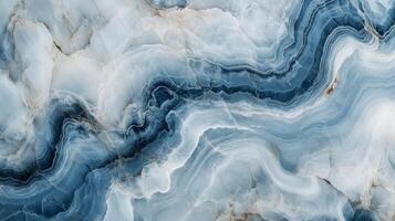 Light blue, gray and white flat marble pattern, smooth marble wallpaper. photo