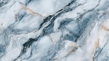 Light blue, gray and white flat marble pattern, smooth marble wallpaper. photo