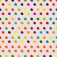 seamless pattern features a lively array of multicolored dots. seamless patterns of multicolored curved checkered lines and hand drawn illustration vector