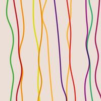 Seamless Lines patterns of color palette includes a wide spectrum of hues, from warm reds and oranges to cool blues and greens, adding a playful and dynamic feel. vector
