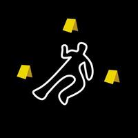a man is falling down and is surrounded by yellow cones vector