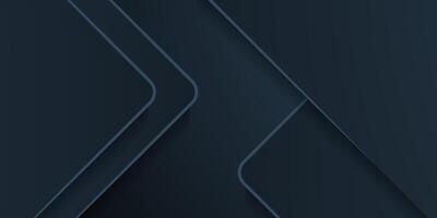 Abstract dark gray arrow overlap on background. Dark space with text design. Modern luxury futuristic technology background. vector
