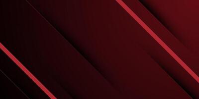 Abstract dark red background with shadow and lines pattern . 3d look and cool design . vector