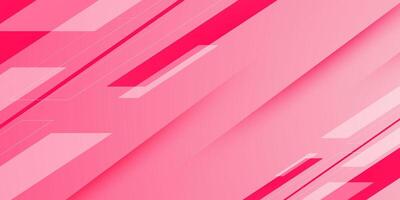 Simple overlap abstract red shapes on pink background. Colorful geometric design. Modern overlap papercut background illustration. vector