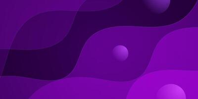 Minimal background purple abstract 3D wave design for banner cover book flyer and other element graphic design. vector