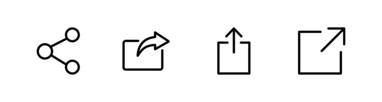 Share icon set illustration,share link icon illustration vector