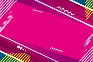 Colorful gradient geometric background with abstract lines vector