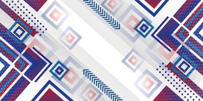 Abstract square shape geometric background vector