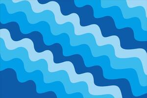 Blue wavy simple modern background vector