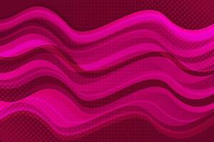 Dark red and pink gradient modern abstract wave background vector
