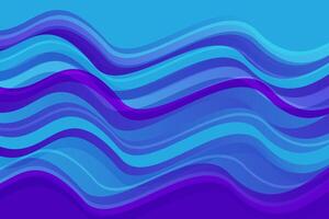 Blue and purple gradient modern abstract wave background vector