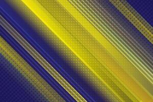Blue and yellow gradient dynamic background vector