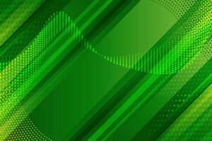 Green gradient abstract dynamic background vector