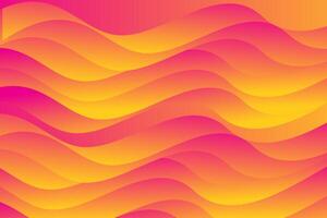Gradient wavy abstract background vector