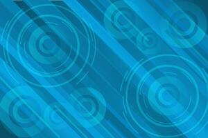 Geometric shapes blue abstract background vector
