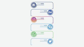 Abstract Infographics template with tabs illustration vector