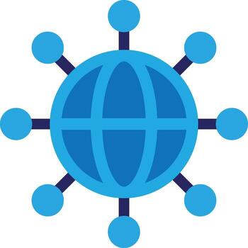 Network Conneection Internet vector