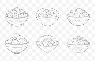 Print Falafel Art Set with Detailed Illustrations of Traditional Middle Eastern Cuisine and Ingredients vector
