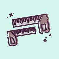 Icon Carpenters Square. related to Measuring symbol. MBE style. simple illustration vector