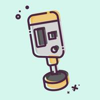 Icon Hardness Tester. related to Measuring symbol. MBE style. simple illustration vector