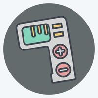 Icon Tally Counter. related to Measuring symbol. color mate style. simple illustration vector