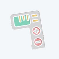 Icon Tally Counter. related to Measuring symbol. doodle style. simple illustration vector